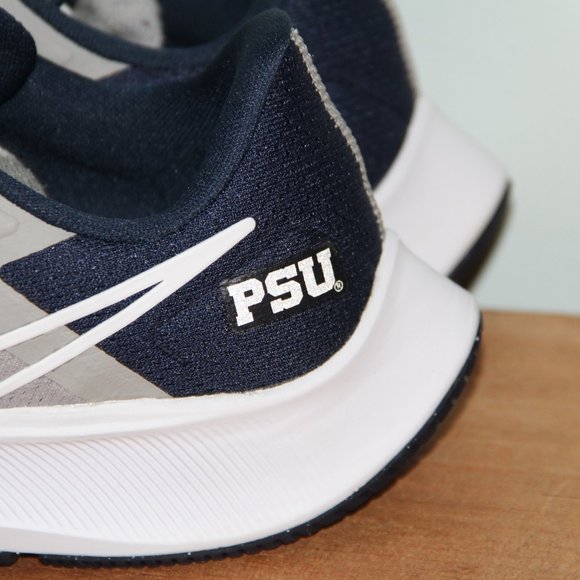 Nike Air Zoom Pegasus 38 Penn State Mens 8 PSU Nittany Lions Grey - Picture 7 of 8